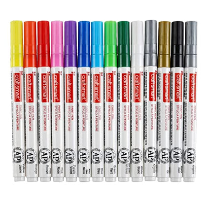 Craft Smart 14 piece Paint Pen Set - WoodArtSupply