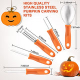 CHRYZTAL Pumpkin Carving Kit Tools Halloween, 13PCS Professional Heavy Duty Carving Set, Stainless Steel Double-side Sculpting Tool Carving Kit for CHRYZTAL