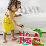 Melissa & Doug GO Tots Wooden Barnyard Tumble with 4 Disks - Farm Themed, Stack And Drop Developmental Toys For Toddlers Ages 1+ Melissa & Doug