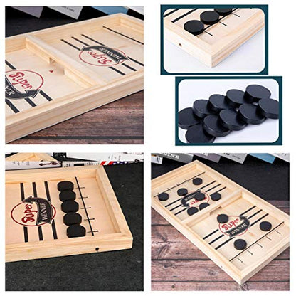 Fast Sling Puck Game,Sling Puck Game, Sling Board Games Toy,Paced Winner Board Games Toys for Kids & Adults