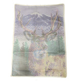 ZFFLYH Deer Latch Hook Kit, DIY Large Latch Hook Kit for Adults 3D Printed Canvas Pattern Crochet Handcraft Embroidery Tapestry Hobby & Crafts ZFFLYH