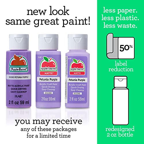 Apple Barrel Gloss Acrylic Paint in Assorted Colors (2-Ounce) 20621 White