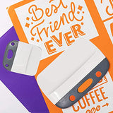 2PCS Scrapers,XL Scraper,Craft Weeding Tools-Vinyl Weeder Basic Tool,Grey corey-z