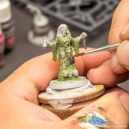 The Army Painter - Gamemaster Wilderness Adventures Paint Set -20 Warpaint 20 x 12 ml, 1 Hard Plastic Snap-Fit Cauldron & Hag Miniature, Acrylic - WoodArtSupply