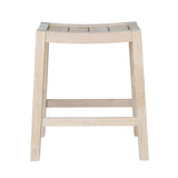 IC International Concepts International Concepts Ranch, 24-Inch, Ready to Finish Stool, Unfinished IC International Concepts