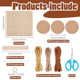 FREEBLOSS Macrame Basket Kit DIY Macrame Kit for Beginners Video Tutorials Basket Weaving Craft Adults Macrame Craft Kit for Gift FREEBLOSS