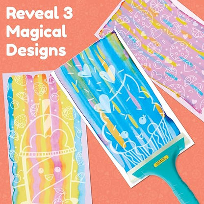 Creativity for Kids Squeegeez Magic Reveal Art Kit: Kawaii - Arts and Crafts for Kids Ages 7-12+, Gifts for Girls and Boys