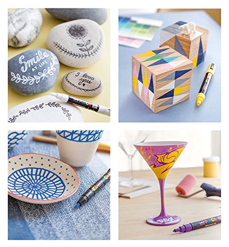 Posca Acrylic Paint Marker, Extra Fine, White Posca