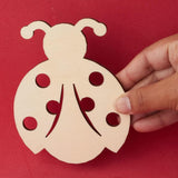 Pack of 24 Unfinished Wood Ladybug Cutouts by Factory Direct Craft - Blank Wooden DIY Bee Shapes for Scouts, Camps, Vacation Bible School, & Birthday Factory Direct Craft