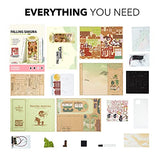 Rowood Book Nook Kits for Adults,3D Wooden Puzzle Bookend,Bookshelf Decor Insert Alley,DIY Miniature Booknook Model Craft Kits for Adults,Gifts with RoWood