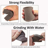 Tnisesm 6Pcs Sanding Blocks 60/80/120/180/220 Grits Sanding Sponge,for Drywall Wood Metal Washable & Reusable Sandpaper BlocksWashable and Reusable Tnisesm