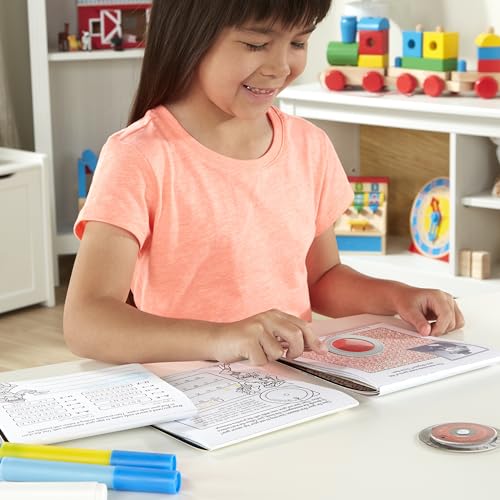 Melissa & Doug On the Go Secret Decoder Deluxe Activity Set and Super Sleuth Toy - Seek And Find Book, Kids Road Trip Essentials, Detective Kit, Melissa & Doug