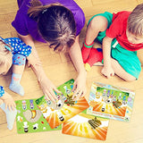 Make an Easter He Lives Sticker Scenes Resurrection Stickers 11 Sets for Kids Indoor Bible Games Activities ceiba tree