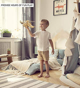 Puzzled 3D Puzzle Black Shark Helicopter Wood Craft Construction Model Kit, Educational DIY Wooden Toy Assemble Model Unfinished Crafting Hobby Army Puzzled