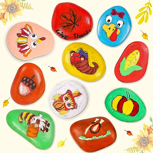  Hearts Rock Painting Kit for Kids - Glow in The Dark