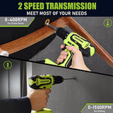 FASTPRO 232-Piece 20V Cordless Lithium-ion Drill Driver and Home Tool Set, Household Repairing Tool Kit with Drill, 12-Inch Wide Mouth Open Storage FASTPRO