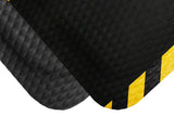 American Floor Mats Hog Heaven Premium 7/8" Black & Yellow Border 3' x 5' Nitrile Backed Anti-Fatigue Comfort Mat American Floor Mats