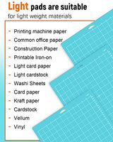 Colemoly 12x12 Cutting Mat 4 Pack Light for Cricut Maker 3/Maker/Explore 3/Air 2/Air/One 1 Pack Cut Cards Scraper Blue Grip Sticky Cricket Colemoly