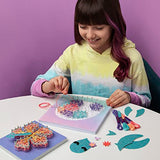 Craft-tastic — String Art Sea Turtle for 2 Fun Craft Projects — Sea Turtle and Hibiscus Flower — Ages 10+ Craft-tastic