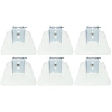 Bench Grinder Eye Shield, 6pcs Bench Grinder Guards Bench Grinders Kit Guard Eye Grinder Shield Bench Safety Replacement Included Screws Angle TEHAUX