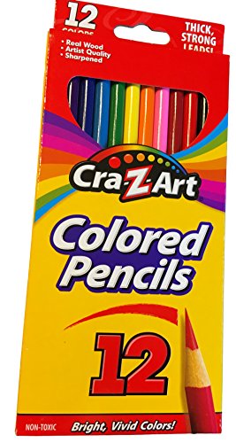 Classroom Supply Pack Bundle -Safety-Edge Scissors, 24 Crayons, 12 color pencils, 20 pencils with sharpener, Elmer's Glue sticks, 4oz Elmer’s Glue, P and Q Gifts