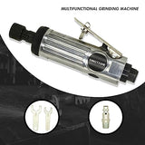 DINGTAIHE 1/4Inch Air Die Grinder, Straight Grinder, Pneumatic Air Die Grinder Heavy Duty Industrial Polisher Grinding Cleaning Tool DINGTAIHE