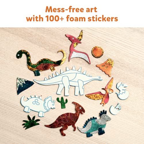 Skillmatics Art & Craft Activity - Foil Fun Dinosaurs, No Mess Art for Kids, Craft Kits & Supplies, DIY Creative Activity, Gifts for Boys & Girls Skillmatics