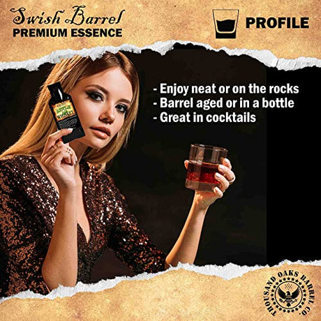 Apple Whiskey Essence | Bootleg Kit Refills | Thousand Oaks Barrel Co. | Gourmet Flavors for Whisky Sour Cocktails | Old Fashioned Mixers and Cooking THOUSAND OAKS BARREL