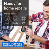 HIPPIE CRAFTER Clear Double Sided Tape for Crafts 2 inch Wide Heavy Duty Adhesive Tape Two Side Strong Sticky Thin Heavy Duty Mounting for Poster HIPPIE CRAFTER