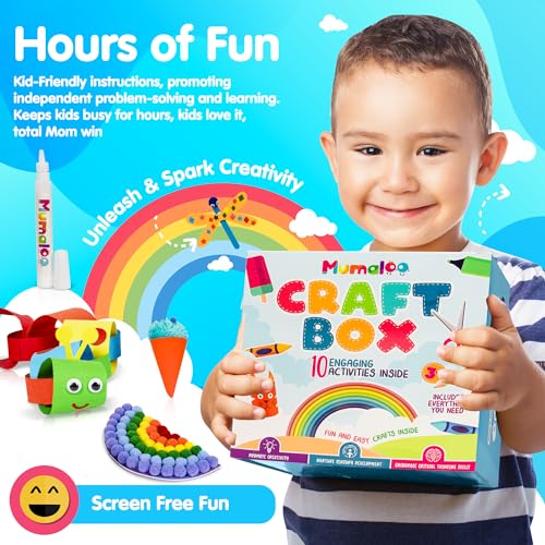 Mumaloo Arts and Crafts for Kids, Christmas Gifts for Kids, 6 Year Old Girl Birthday Gift Ideas, Crafts Kids Ages 4-8, Toddler Crafts, Crafts for Mumaloo