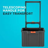 beyond by BLACK+DECKER BLACK+DECKER BDST60500APB Stackable Storage System - 3 Piece Set (Small, Deep Toolbox, and Rolling Tote) beyond