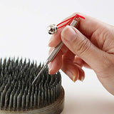 Wazakura Made in Japan Ikebana for Beginners Tool Kit, Ikenobo Scissors, Black Kenzan Holder, Cleaner, Flower Arrangement Set, Florist Shears & Pin Wazakura