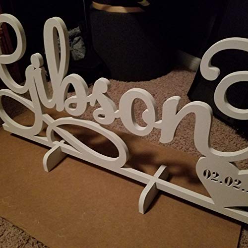 Custom Name sign - Decorative Surname Name Sign - Personalized Name Sign - Last Name - WoodArtSupply