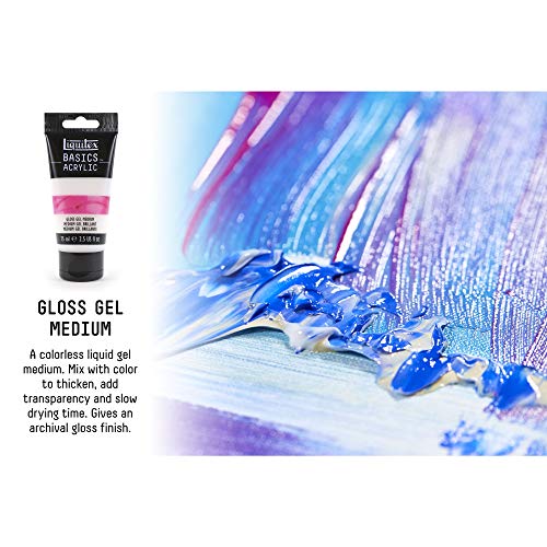 Liquitex BASICS Acrylic Medium Starter Set, 2.5-oz (Pack of 5) Liquitex