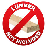 2 X 4 BASICS 90190MI 90190 Custom Barn, 2x4, 2x4basics Shed Kit with Peak Roof Hopkins Towing Solutions