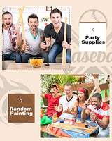 Wettarn 27 Inch 2 Pcs Mini Baseball Bats Wooden Baseball Bat Craft Unfinished Small Baseball Bats Unpainted Wood Baseball Bats for Painting DIY Craft Wettarn