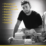 Scott Shop Towels, Strong and Absorbent Multi-Purpose Blue Disposable Towels, 55 Sheets per Roll, 4 Rolls (220 Sheets) Scott