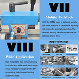 INTBUYING Mini Metal Lathe Machine 7''x14'' Benchtop Lathe Machine Precision Hobby DIY Table Lathe Horizontal Metalworking Wood Lathe Machine INTBUYING