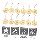 MAGICLULU 150 Sets Unfinished Wooden Cutouts Pendant chip Wooden Plate Home Decorations Pillar Child Crafts Party Supplies Flower Decoration Painted MAGICLULU