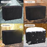 Kingling Outdoor Prep Table Cover, Waterproof Stainless Steel Table Cover Metal Table Cover Protection for Patio Kitchen Prep/Work Table - 60''L x Kingling