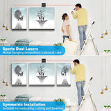 Digital Angle Finder with Electronic Laser - 4-side Strong Magnetic Angle Gauge, Cube Inclinometer with Backlight, Table Saw Miter Protractor, COROLLATA