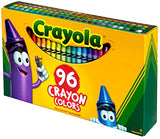 Crayola Classic Color Crayons in Flip-Top Pack with Sharpener, 96 Colors, Gift for Kids Crayola