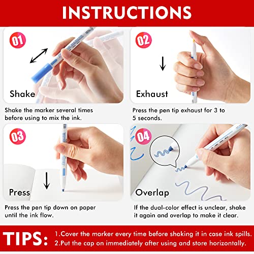 Shuttle Art 28 Pack Double Line Outline Markers, 14 Silver and 14 Gold Colors Squiggles Shimmer Markers Set, Self Outline Metallic Marker Pens for Shuttle Art