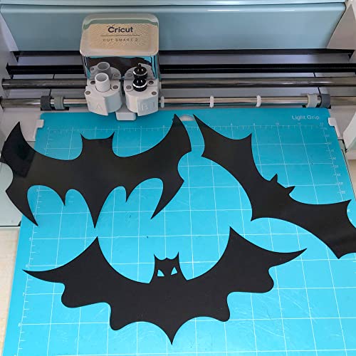 Opaque Black Plastic Sheets, 7.5mil (.0075") 12” X 12” Craft Plastic Film, PET Stencil Material, Glossy and Flexible Plastic Sheet for Crafts, neglex