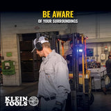Klein Tools AESEM1S Smart Sense Electronic Hearing Protection Safety Earmuff with Bluetooth & Situational Awareness, NRR 23dB, 25hr Runtime Klein Tools