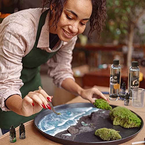 ART SPIRATION Crystal Clear Epoxy Resin Kit For Beginners 16 Oz, Art Epoxy  Resin Kit With Mica Powder, Resin Pigment, Silicone Molds, Crushed Glass
