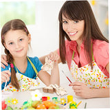 VILLCASE 1 Set Wooden Painting Toy Unfinished Wood Bunny Chips Easter Party Hanging Ornament Blank Wood Bunny Kid Crafts Easter Ornaments Watercolor VILLCASE