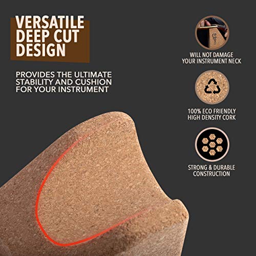 Guitar Neck Rest Cradle + Guitar String Winder Tool and Guitar String Cutter - Guitar Accessories Tool Kit for luthier Repair, Maintenance and G-String Music