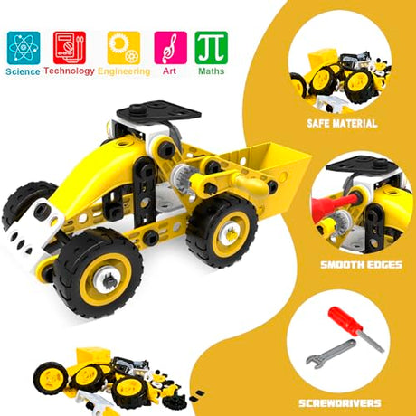 Stem Toys For 5 6 7 8 9+ Year Old Building Block Kit Stem Activities Projects Boy Toys Age 4-8 5-7 6-8 8-10 Creative Set Educational Engineering choopheme