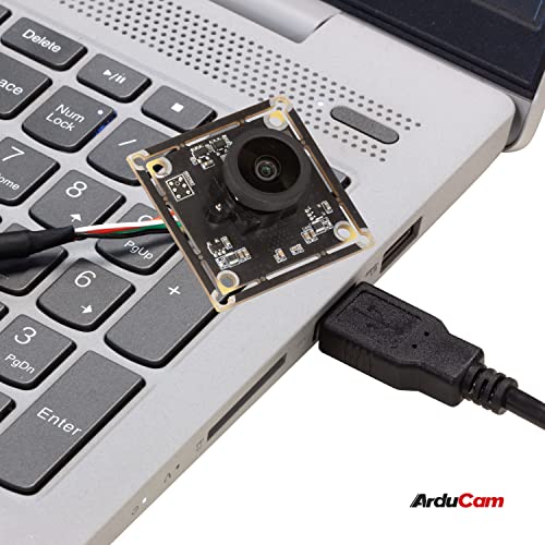 Arducam 12MP USB Camera Module, 4K@30fps Lightburn Camera with M12 Manual Focus Lens for Raspberry Pi, Windows, and Mac OS Arducam